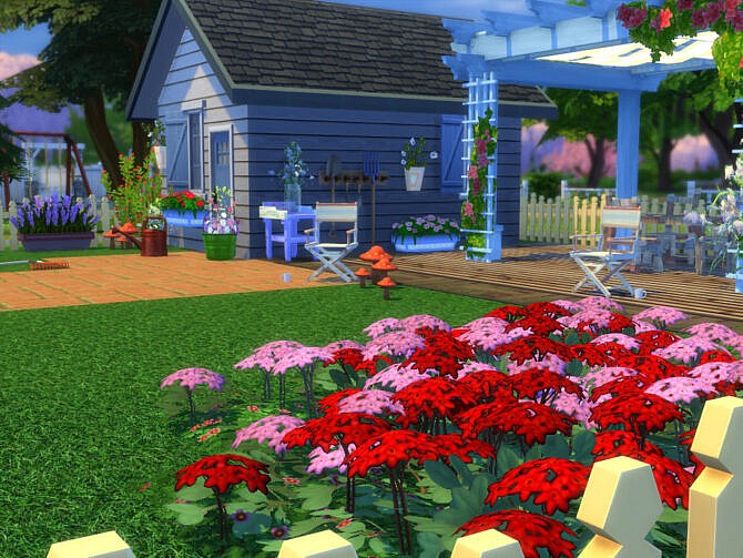 Sims 4 Up The Garden Path Garden Set by seimar8 at TSR