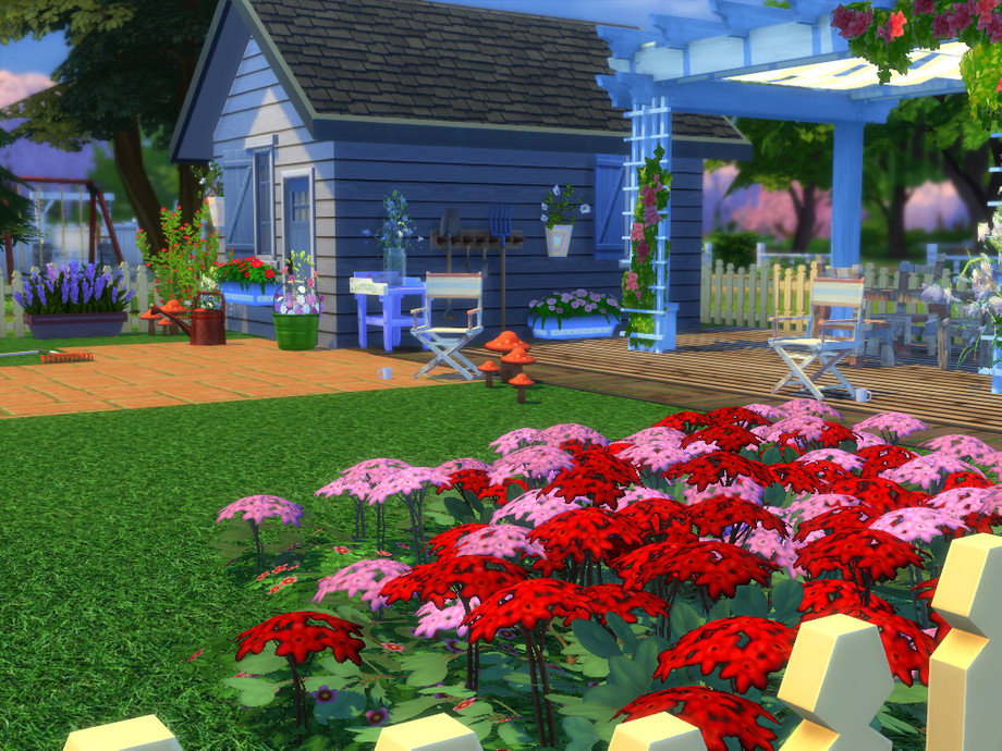 Up The Garden Path Garden Set by seimar8 at TSR » Sims 4