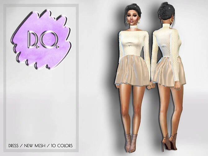 Sims 4 Dress 53 by D.O.Lilac at TSR