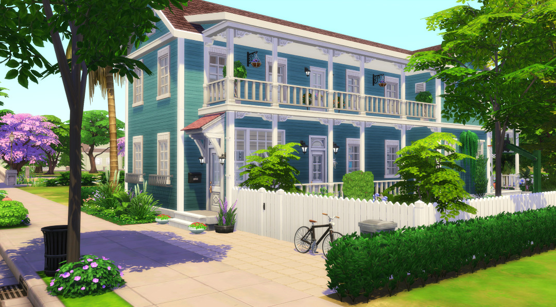 The Charleston house at Jenba Sims » Sims 4 Updates