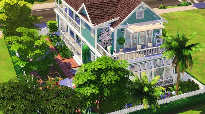 Sims 4 The Charleston house at Jenba Sims