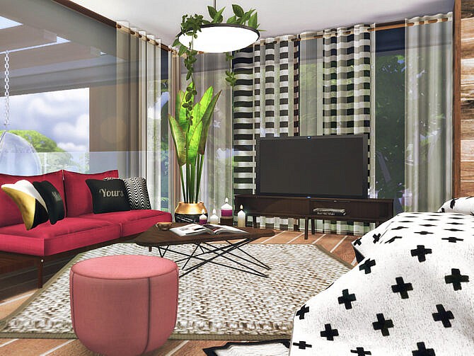 Sims 4 Kaia Bedroom 1 by Rirann at TSR