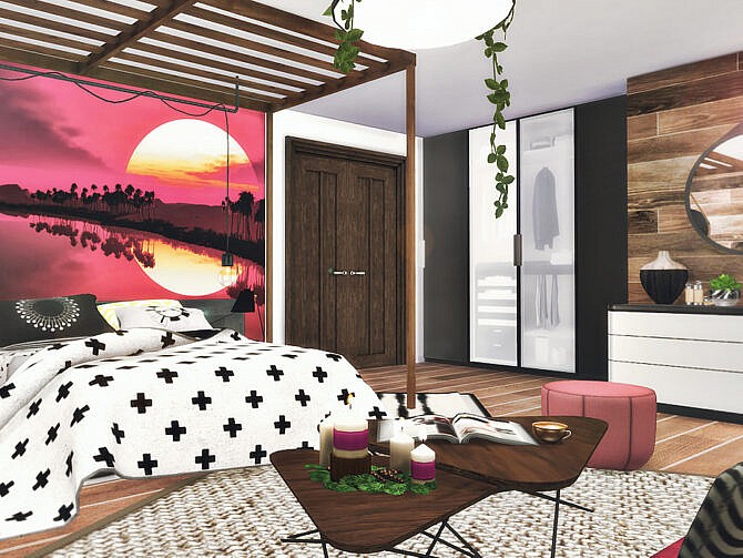Sims 4 Kaia Bedroom 1 by Rirann at TSR