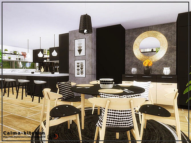 Sims 4 Calma kitchen by Danuta720 at TSR