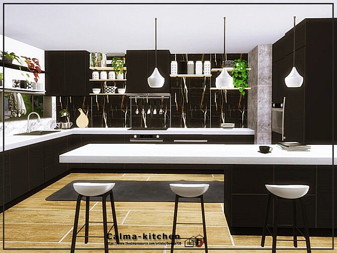 Sims 4 Calma kitchen by Danuta720 at TSR