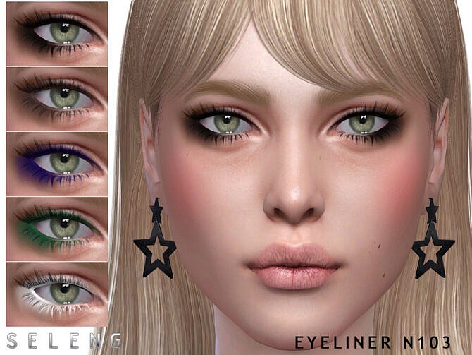 Sims 4 Eyeliner N103 by Seleng at TSR