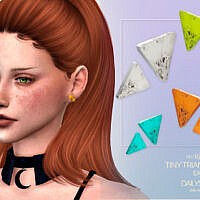Tiny Triangles Earrings By Dailystorm