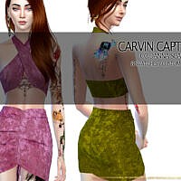 Danna Scarf Skirt By Carvin Captoor