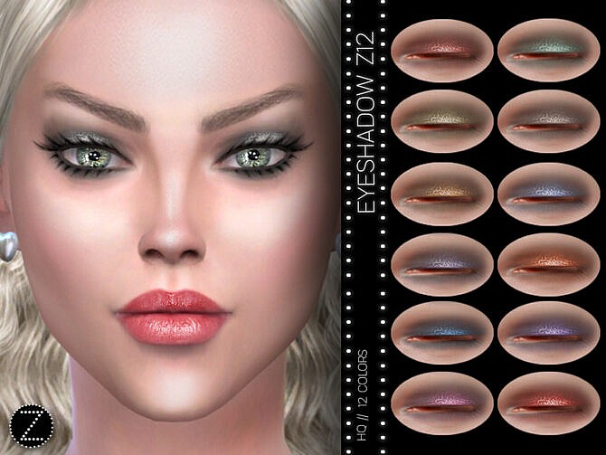Sims 4 EYESHADOW Z12 by ZENX at TSR