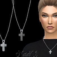 Diamond Pave Cross Pendant By Natalis