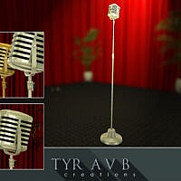 Vintage Microphone By Tyravb