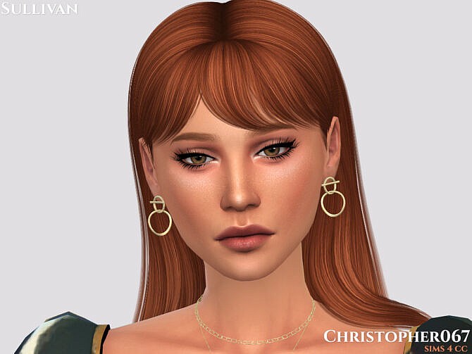 Sims 4 Sullivan Earrings by Christopher067 at TSR