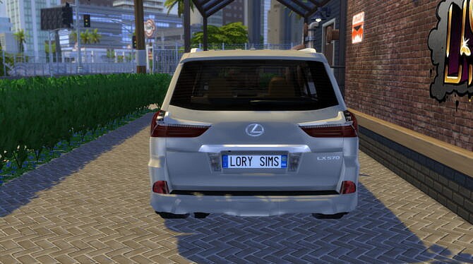 Sims 4 Lexus LX 570 at LorySims