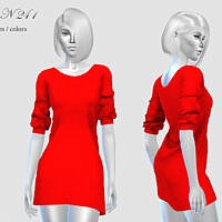 Short Dress N291 By Pizazz