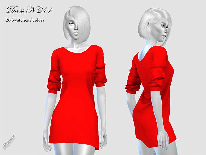 Short Dress N291 By Pizazz