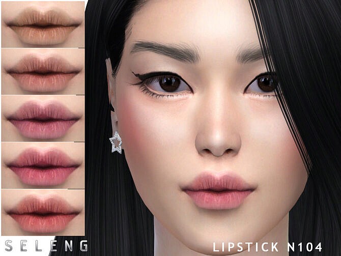 Sims 4 Lipstick N104 by Seleng at TSR