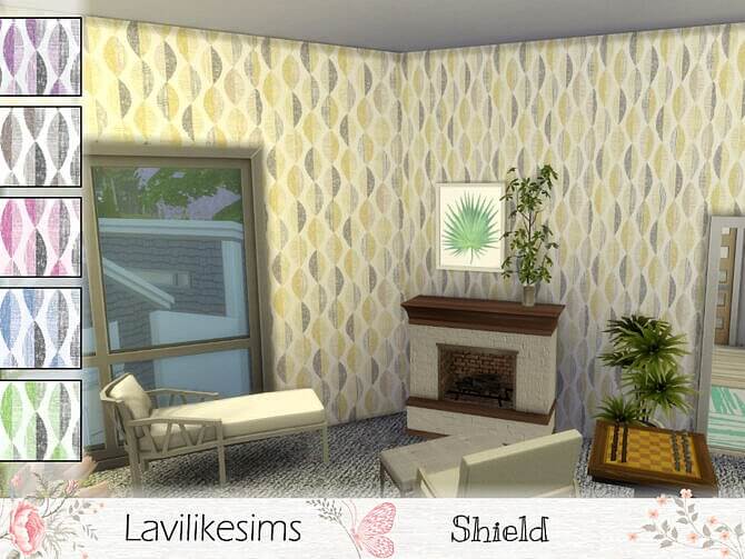 Sims 4 Shield walls by lavilikesims at TSR