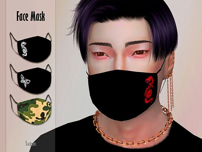 Face Mask by Suzue at TSR » Sims 4 Updates