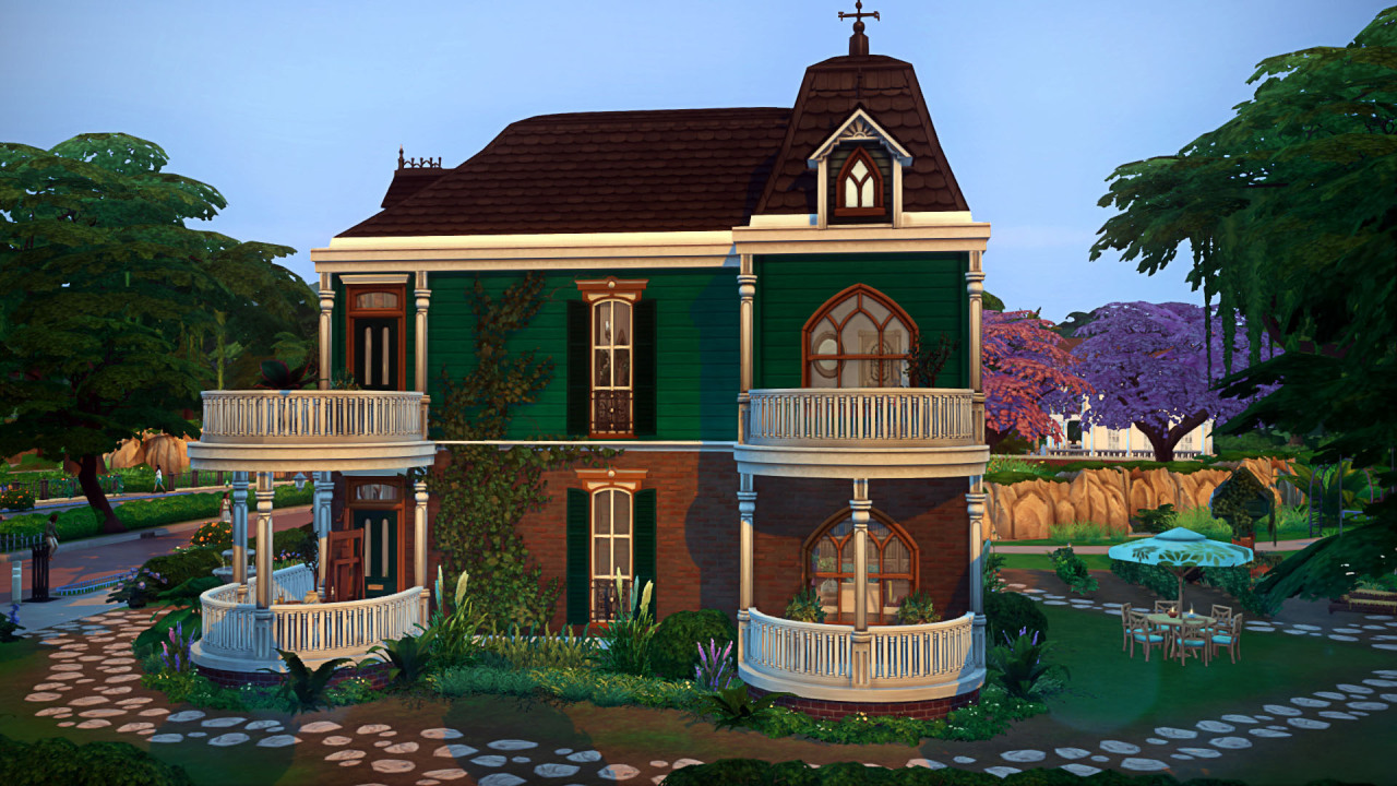 The White Oak Paranormal Haunted House at Frenchie Sim » Sims 4 Updates