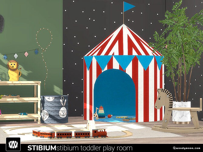 Sims 4 Stibium Toddler Play Room by wondymoon at TSR