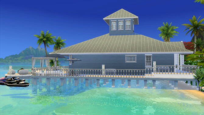 Sims 4 Totally Beachin Private Island Home by Wykkyd at Mod The Sims 4