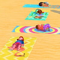 Toddlers Can Use Beach Towels By Sofmc9