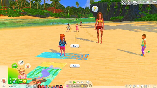 Sims 4 Toddlers can use Beach Towels by Sofmc9 at Mod The Sims 4