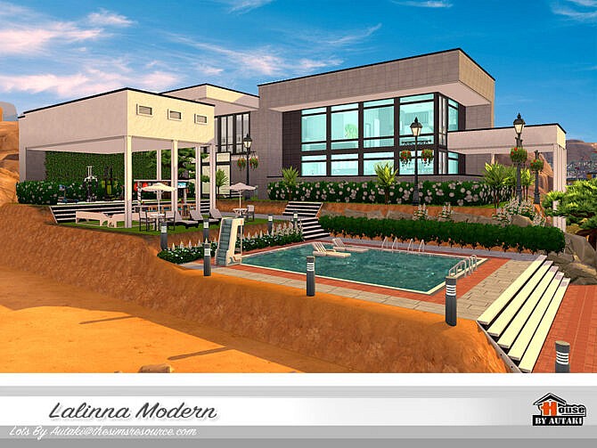 Sims 4 Lalinna Modern Villa by autaki at TSR