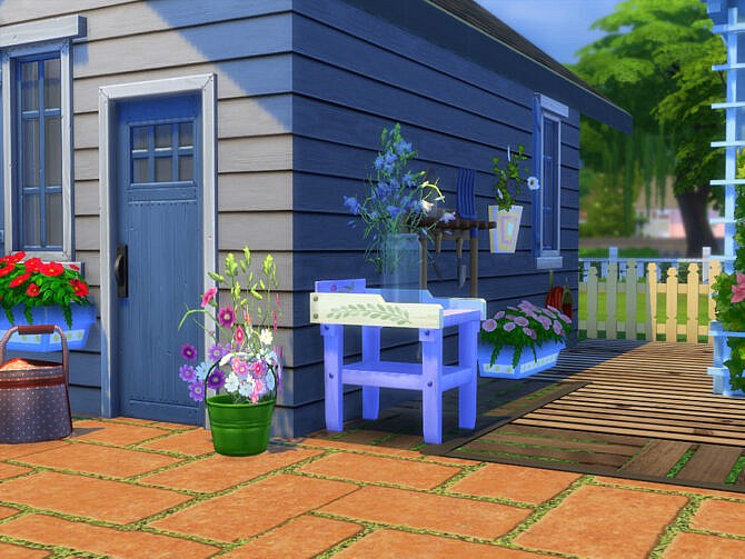 Sims 4 Up The Garden Path Floor & Wall Set by seimar8 at TSR