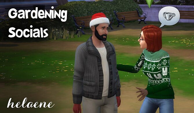 Sims 4 Gardening Social Interactions by Helaene at Mod The Sims 4