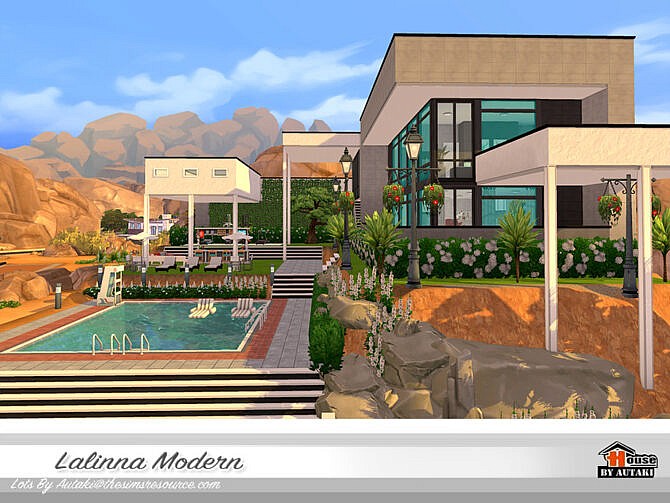 Sims 4 Lalinna Modern Villa by autaki at TSR