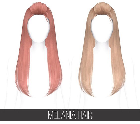 Melania Hair (mesh Edit)