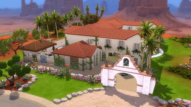 Sims 4 Villa El Cortijo by Bellusim at Mod The Sims 4
