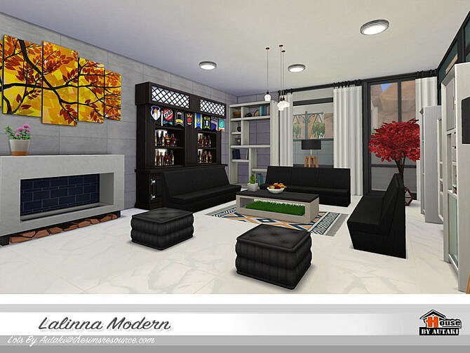 Sims 4 Lalinna Modern Villa by autaki at TSR