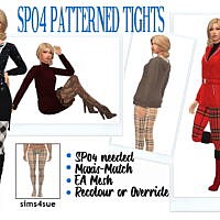 Sp04 Patterned Tights