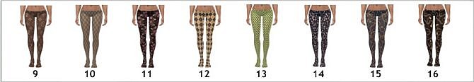 Sims 4 SP04 PATTERNED TIGHTS at Sims4Sue