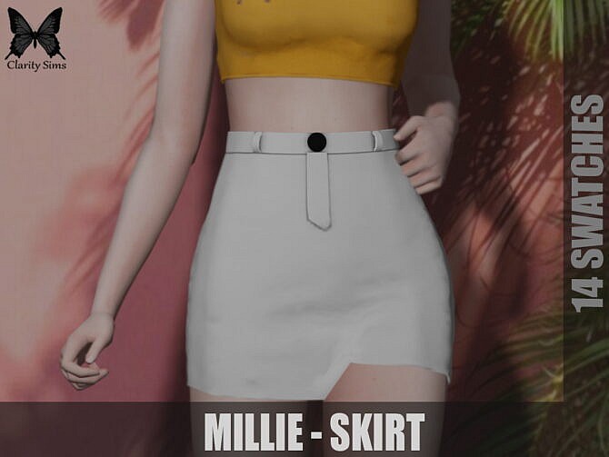 Sims 4 Millie Skirt at Clarity Sims