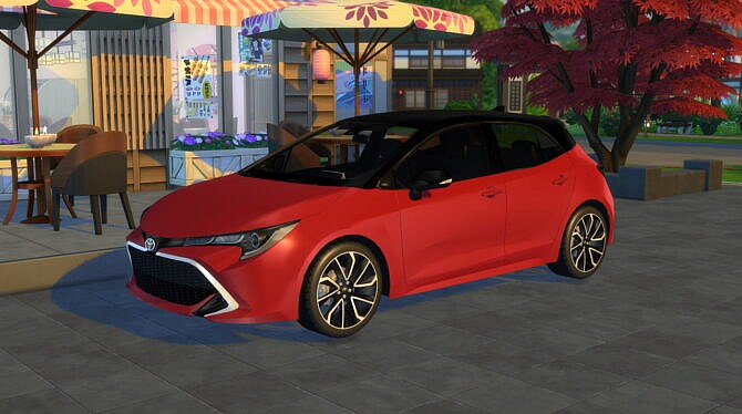 Sims 4 Toyota Corolla Hatchback at LorySims