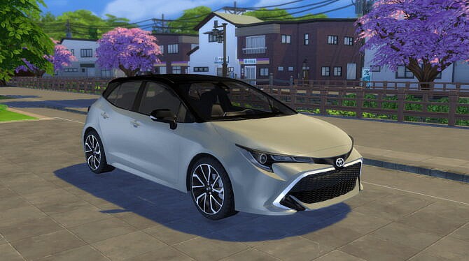 Sims 4 Toyota Corolla Hatchback at LorySims