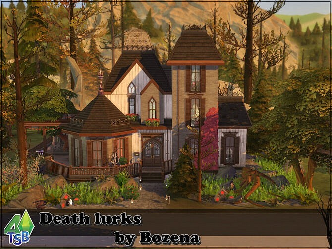 Sims 4 Death Lurks house by bozena at TSR