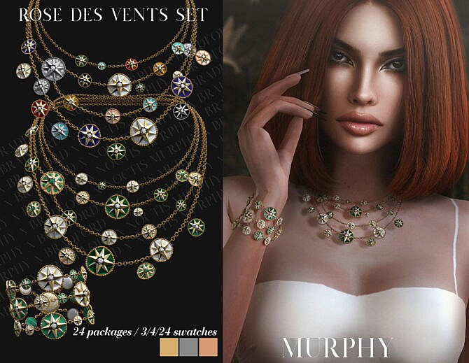 Sims 4 Rose des Vents Set at MURPHY