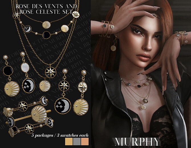 Sims 4 Rose des Vents and Rose Celeste Set at MURPHY