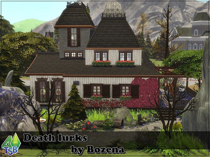 Sims 4 Death Lurks house by bozena at TSR