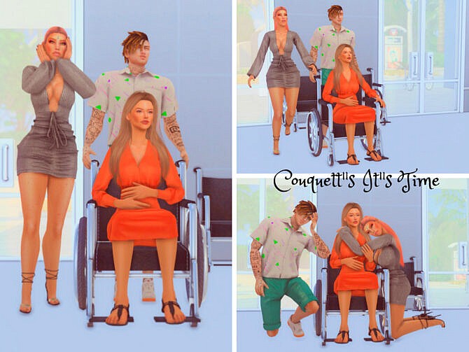 Sims 4 Its Time PosePack by Couquett at TSR