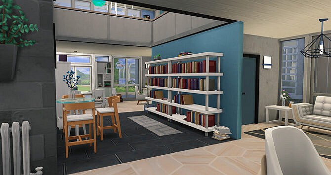 Sims 4 An Open Book Library at Simsontherope