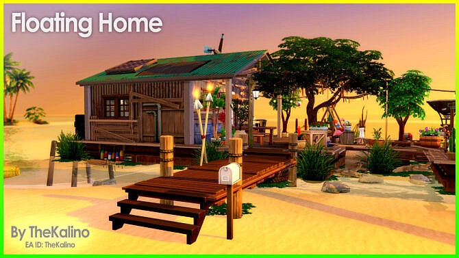 Sims 4 Floating Home at Kalino