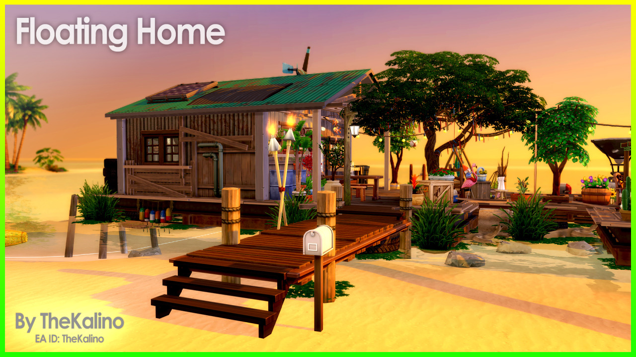 Floating Home at Kalino » Sims 4 Updates