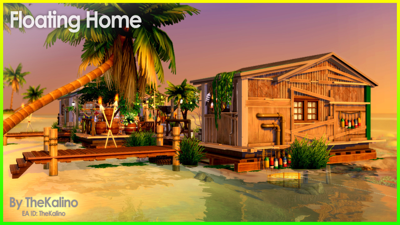 Floating Home at Kalino » Sims 4 Updates