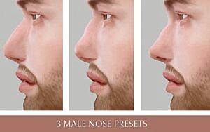 3 Male Nose Sims 4 Presets