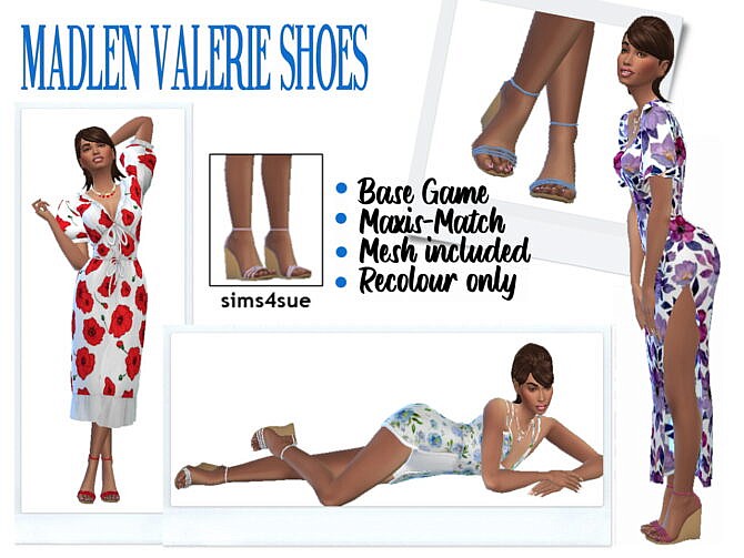 Sims 4 MADLEN’S VALERIE SHOES at Sims4Sue